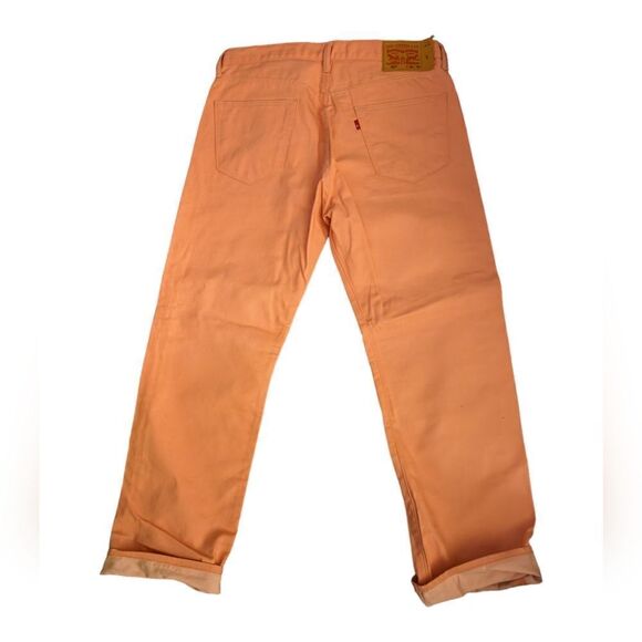 Levi's pink 501 jeans size 36x30 - Picture 2 of 10